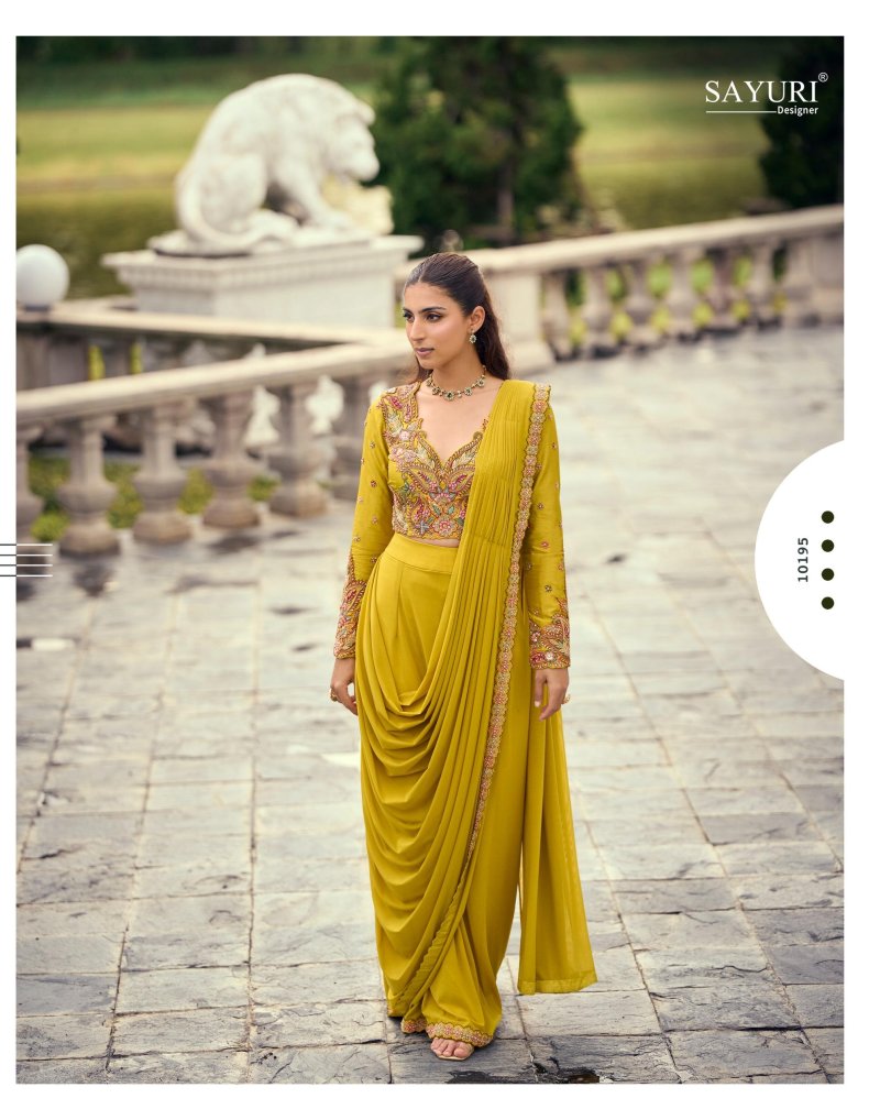 Pankudi By Sayuri Viscos Jacquard Silk Indo Western